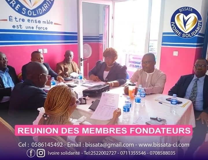 Réunion des membres fondateurs au siège de Bissata